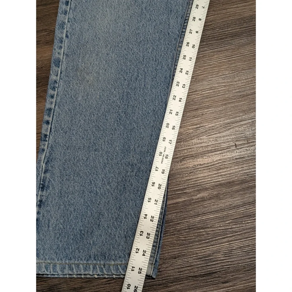 Vintage 1997 Levis 505 Orange Tab Jeans Light Wash Straight Leg‎ Denim 33x30(25)
